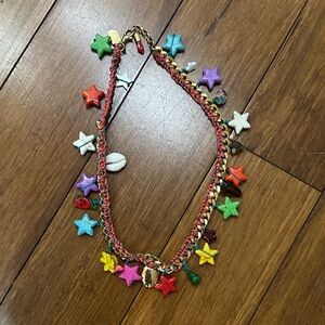 Vanessa Arizaga Colorful Star Charm Necklace